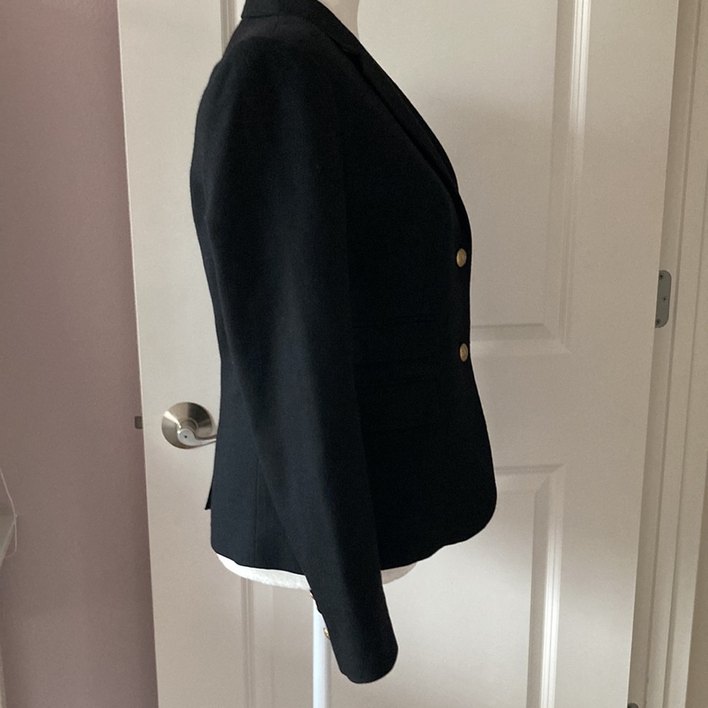 J Crew Schoolboy Black Blazer Size 2 - Picture 6 of 16